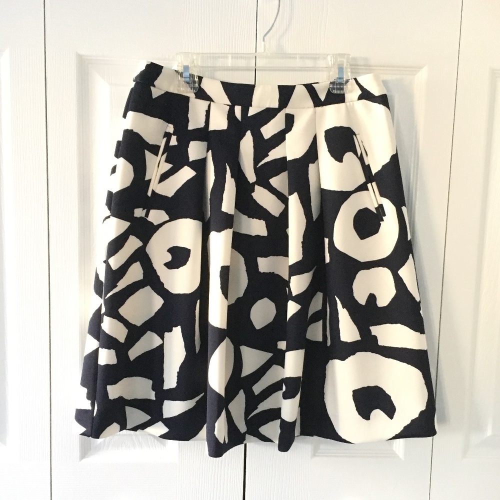 Womens Loft Giraffe printed skirt